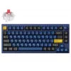 Keychron P1P-O1 75% Teclado mecánico Lemokey Super Red Switch Navy Blue