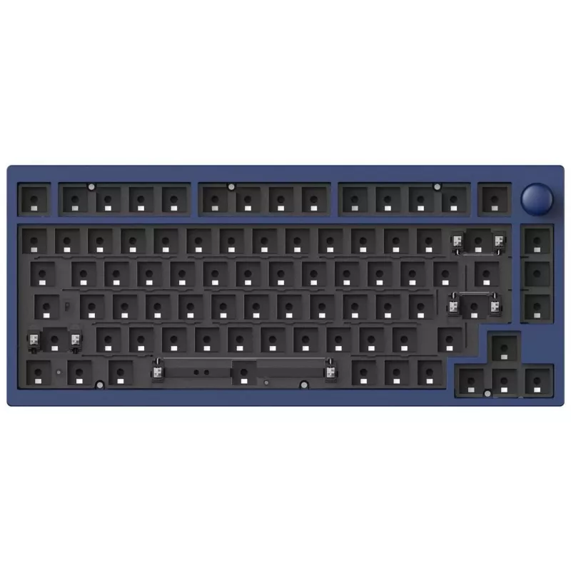 Keychron P1P-O1 75% Teclado mecánico Lemokey Super Red Switch Navy Blue