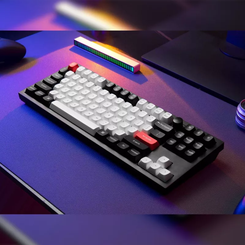 Keychron Q3H-M1 80% TKL Magnetic negro carbón