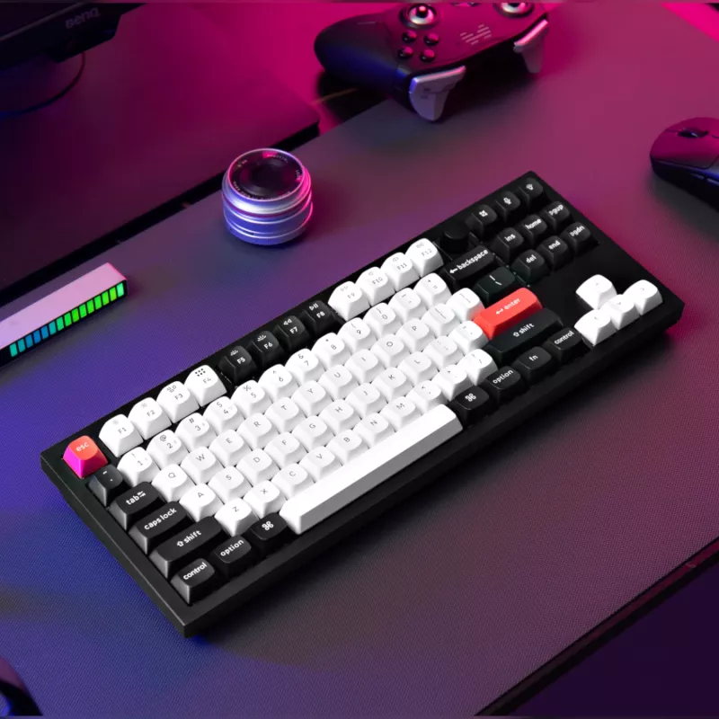 Keychron Q3H-M1 80% TKL Magnetic negro carbón