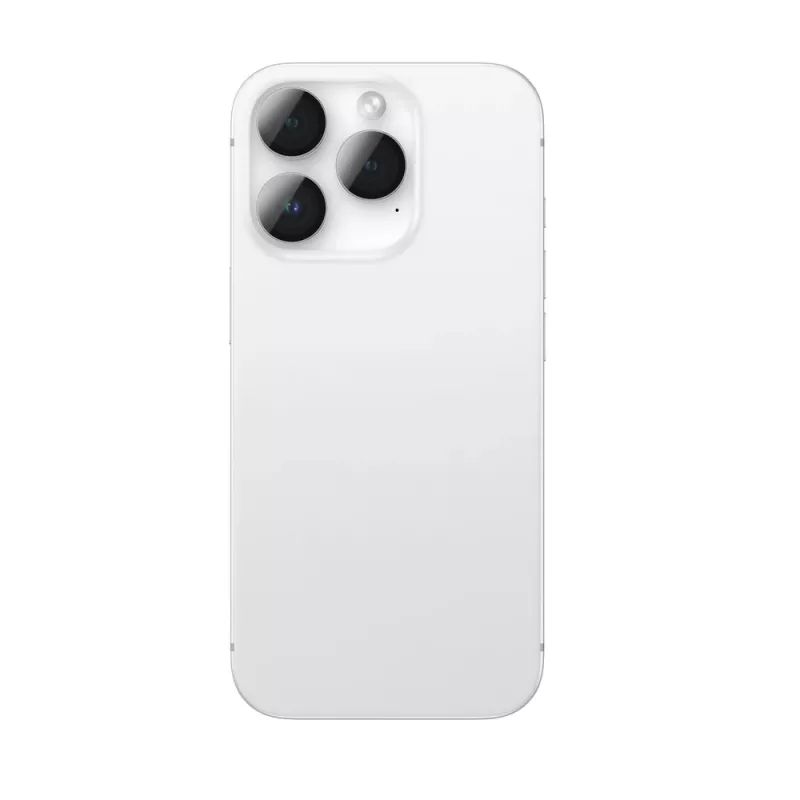 AMAZINGTHING AR 3 Lens Glass Full Clear protector de lentes de cámara de cristal templado para iPhone 16 Pro / 16 Pro Max - transparente