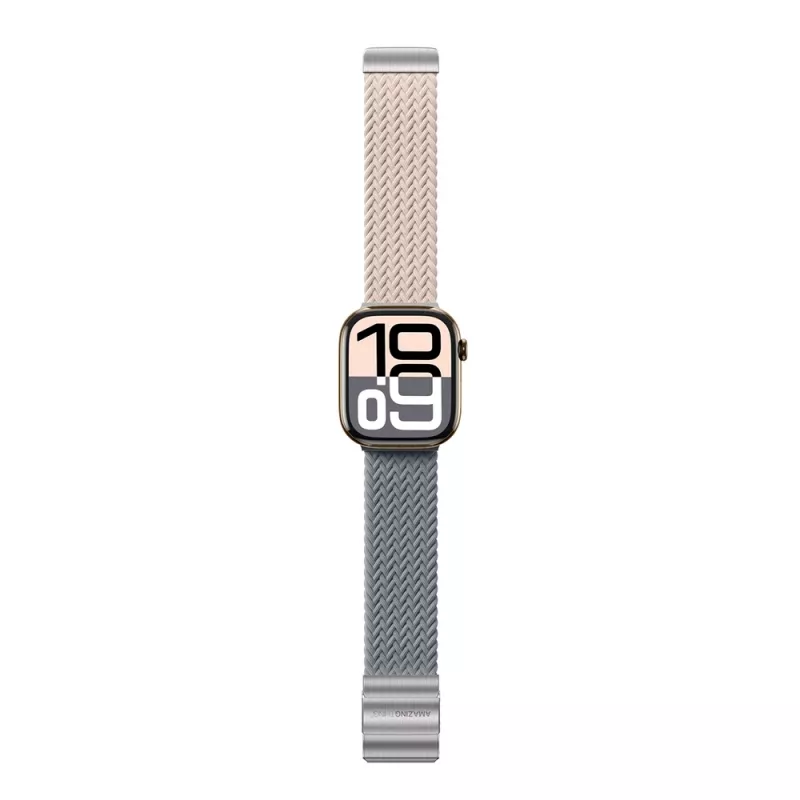 AMAZINGTHING Blend Band Set de 2 correas para Apple Watch 42mm - Rosa-Gris / Rosa