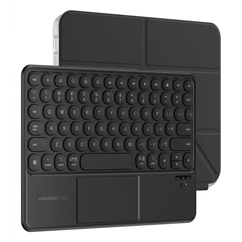 AMAZINGTHING Minimal Case Keylite Combo Funda con teclado para iPad Air 13 M3/M4 (2025/2026) - Negro