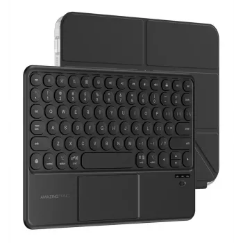 AMAZINGTHING Minimal Case KeyLite Combo Funda con teclado para iPad Air 11 M2/M3/M4 (2024/2025/2026) - Negro