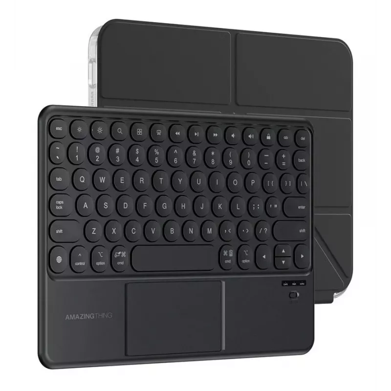 AMAZINGTHING Minimal Case KeyLite Combo Funda con teclado para iPad Air 11 M2/M3/M4 (2024/2025/2026) - Negro