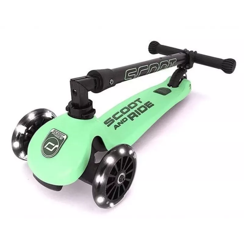 Scoot & Ride Highwaykick 3 LED Kiwi Patinete de 3 ruedas