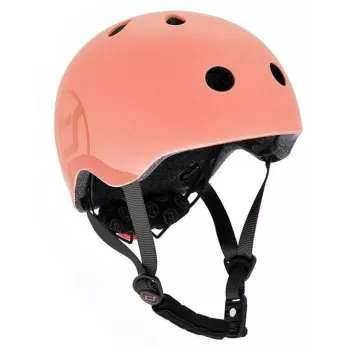Scoot & Ride Casco S-M Peach para niños multideporte