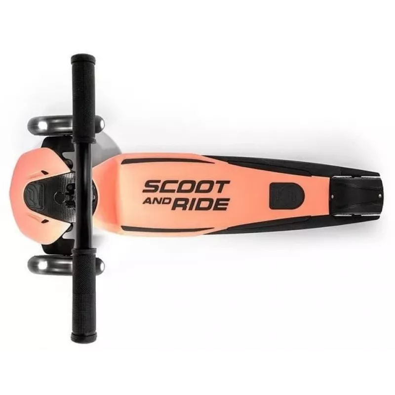 Scoot & Ride Highwaykick 5 LED Peach Patinete de 3 ruedas