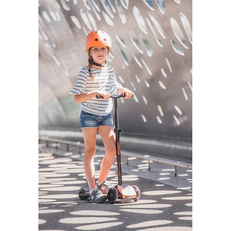 Scoot & Ride Highwaykick 5 LED Peach Patinete de 3 ruedas