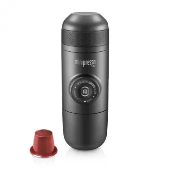WACACO Minipresso NS cafetera espresso portátil para cápsulas Nespresso, negra