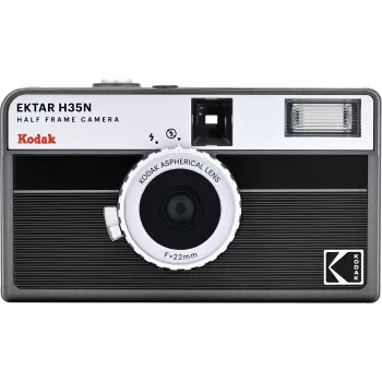Kodak EKTAR H35N cámara rayada negra