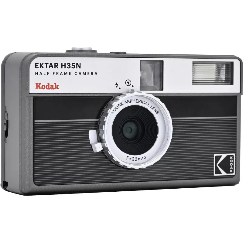 Kodak EKTAR H35N cámara rayada negra