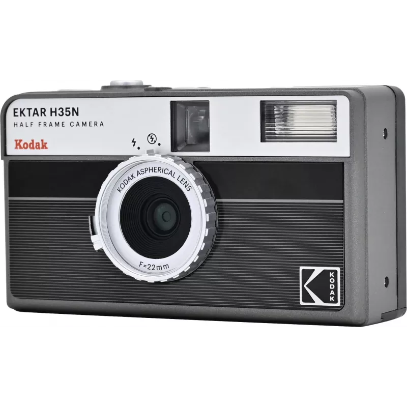 Kodak EKTAR H35N cámara rayada negra