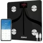 Renpho báscula de baño inteligente con app - negra (ES-30M-US)