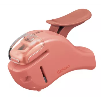 KOKUYO Harinacs SMALL+ grapadora sin grapas rosa salmón, capacidad 5 hojas (SLN-MSH305VP)