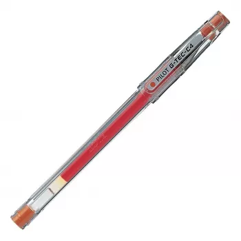 PILOT G-Tec-C4 Bolígrafo de gel 0,4 mm, naranja, BL-GC4-O