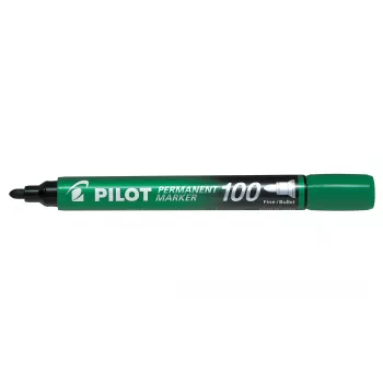 Pilot Pen 100 rotulador permanente verde 1,0 mm