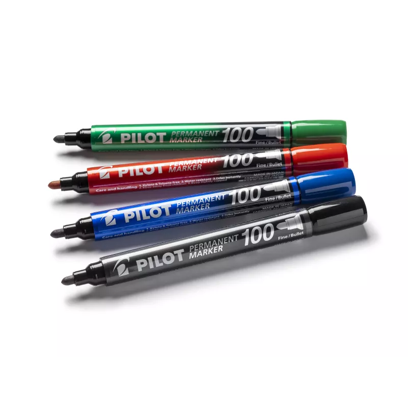 Pilot Pen 100 rotulador permanente verde 1,0 mm