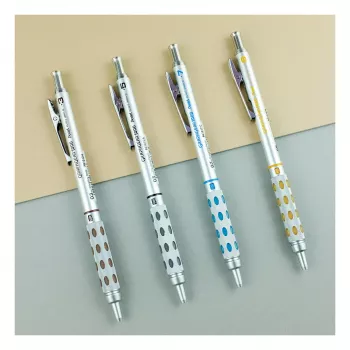 Pentel portaminas 0,5 mm plata metalizado