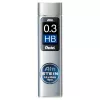 Pentel AinStein HB 0,3 mm recarga de minas, gris, 15 minas