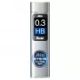 Pentel AinStein HB 0,3 mm recarga de minas, gris, 15 minas
