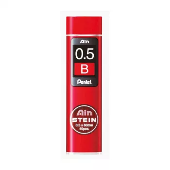 Pentel C275-BO recarga de minas Super Hi-Polymer - rojo - 0,5 mm - 40 minas - caja
