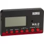 Korg MA2-BKRD metrónomo digital de bolsillo LCD negro/rojo