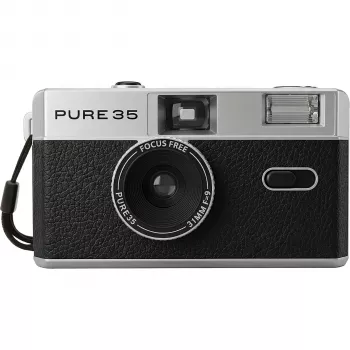 KODAK Pure 35 cámara desechable negra de 35 mm con flash