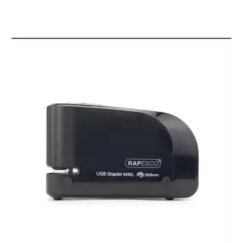 Rapesco 626EL grapadora eléctrica, 15 hojas, negro