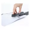 Rapesco Marlin grapadora de brazo largo de metal - 25 hojas - negro - grapado plano - metal - 47 mm - 386 mm