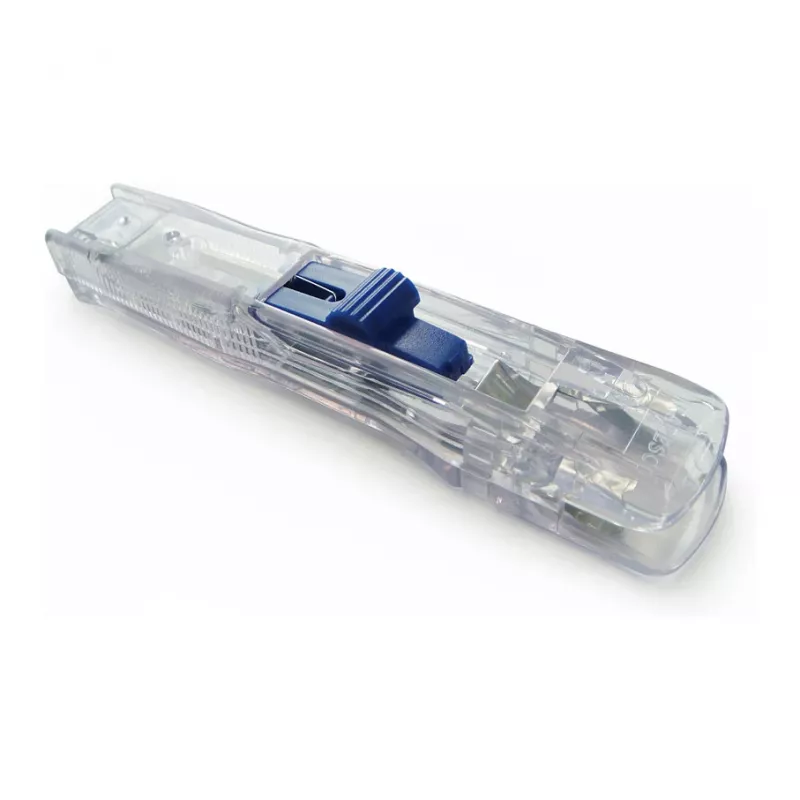 Rapesco Supaclip 40 dispensador - transparente - 40 hojas - clips de acero inoxidable - 8 clips incluidos