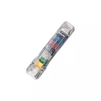 Rapesco Supaclip 40 dispensador - negro/plata - capacidad 40 hojas - 8 clips incluidos