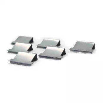 Rapesco RC4050SS perforadora de 4 taladros, acero inoxidable, 40 hojas, 50 unidades, 125 mm, 80 mm