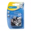 Rapesco RC4050SS perforadora de 4 taladros, acero inoxidable, 40 hojas, 50 unidades, 125 mm, 80 mm