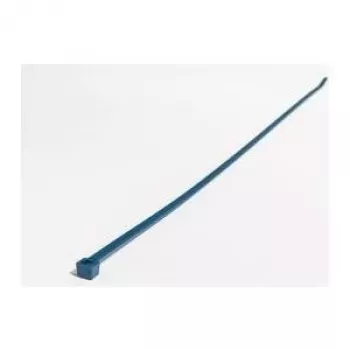 HellermannTyton Bridas T-Series, azul, longitud 380 mm, anchura 4,7 mm, pack de 100