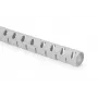 HellermannTyton HWPP25L2 tubo espiral para gestión de cables - gris - 2 m - 25 mm - polipropileno