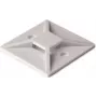HellermannTyton MB3A-PA66-NA-C1 soporte para bridas blanco 100 uds.