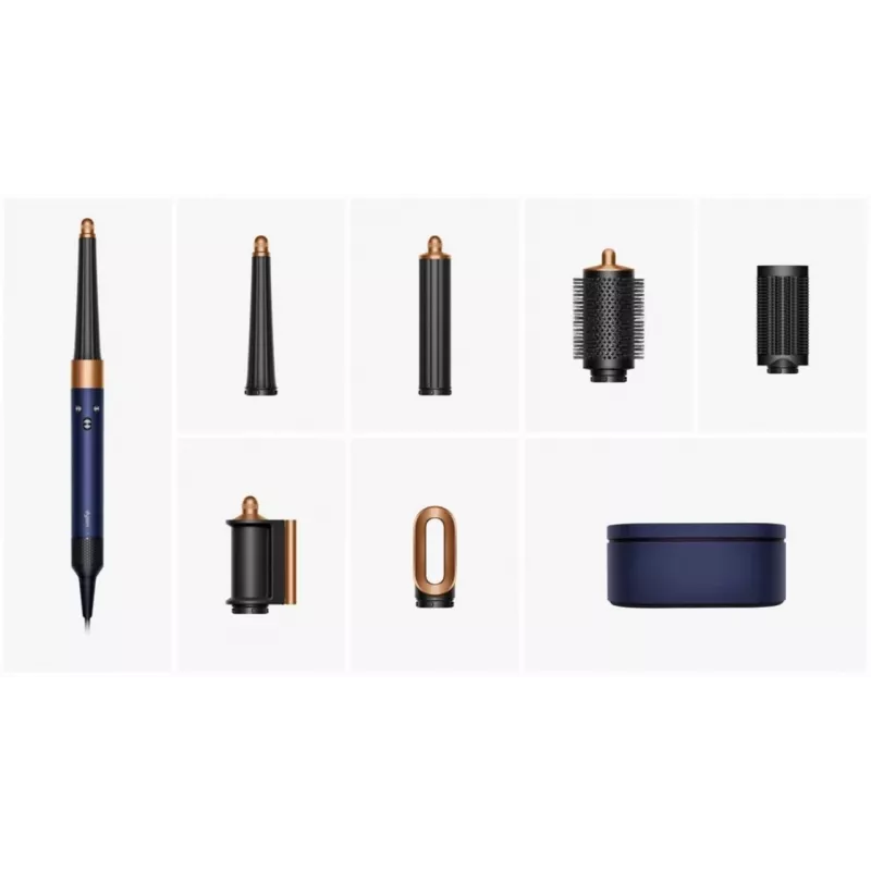 Dyson Airwrap multistyler i.d. Straight+Wavy azul prusiano/cobre