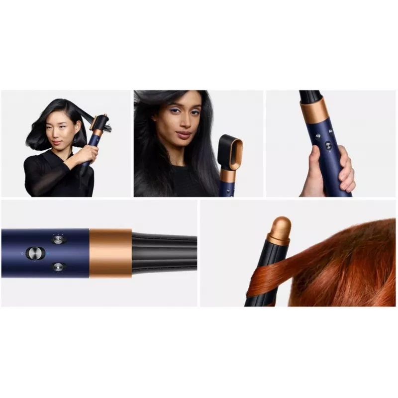 Dyson Airwrap multistyler i.d. Straight+Wavy azul prusiano/cobre