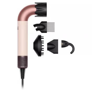 Dyson Supersonic R Curly+Coily secador de pelo rosa pastel / oro rosa