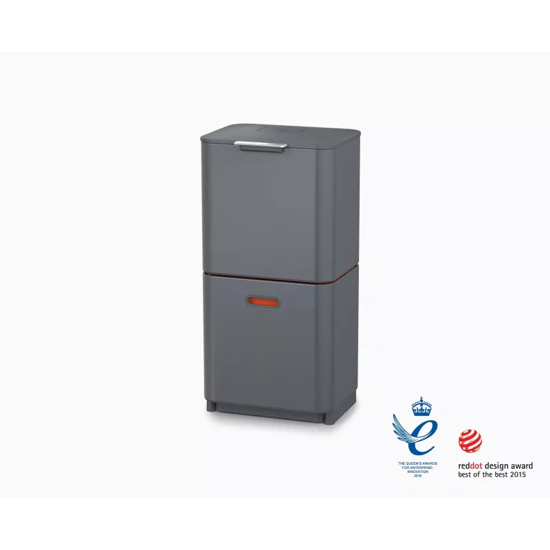 Cubo de basura Joseph Joseph Totem 60 L gris