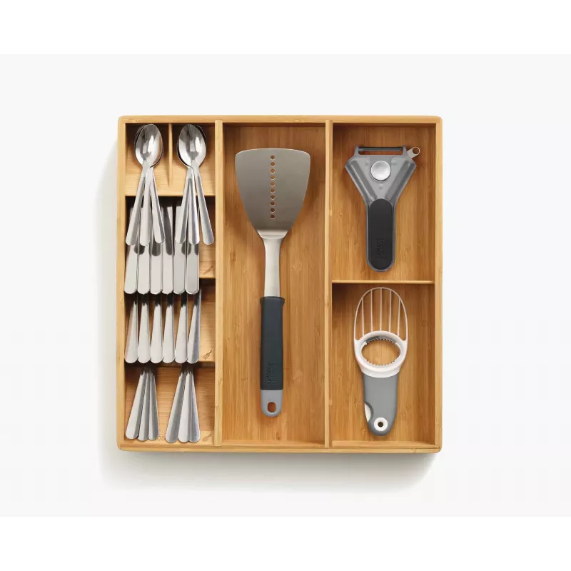 Organizador de cubiertos, utensilios y accesorios Joseph Joseph DrawerStore Bamboo
