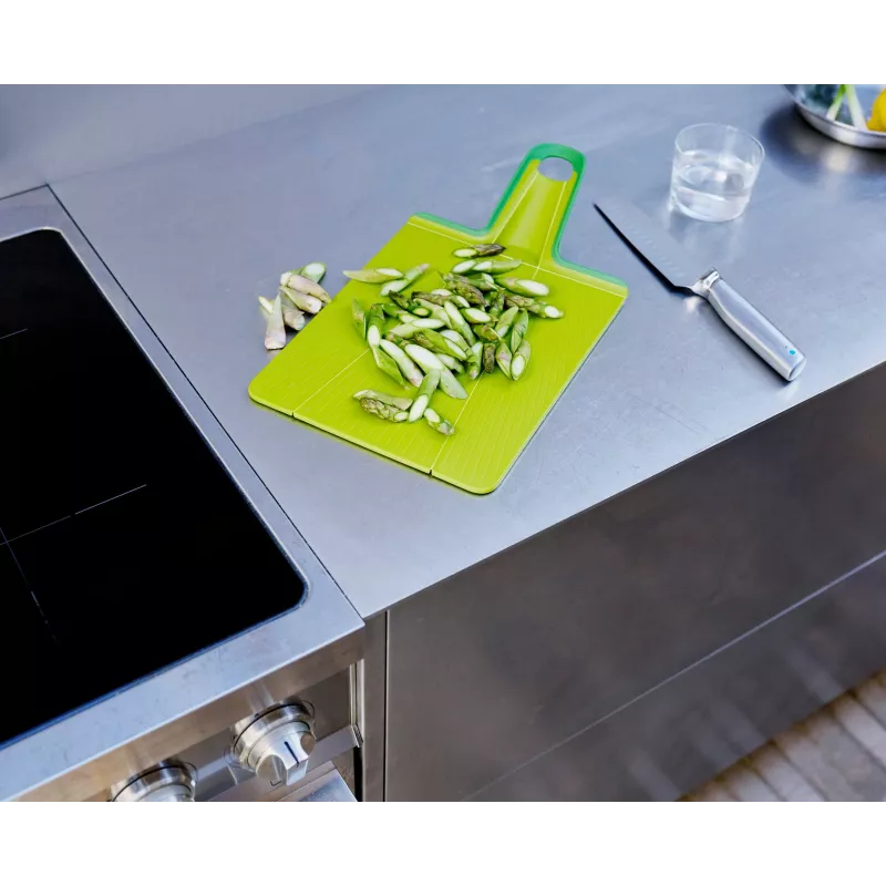 Joseph Joseph Chop2Pot Plus tabla de cortar plegable verde