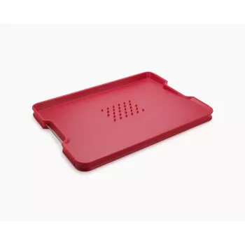 Joseph Joseph Cut&Carve Plus tabla de cortar XL de doble cara roja
