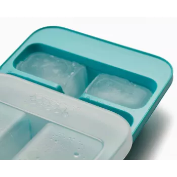 Joseph Joseph Flow pack de 2 cubiteras de llenado fácil azules