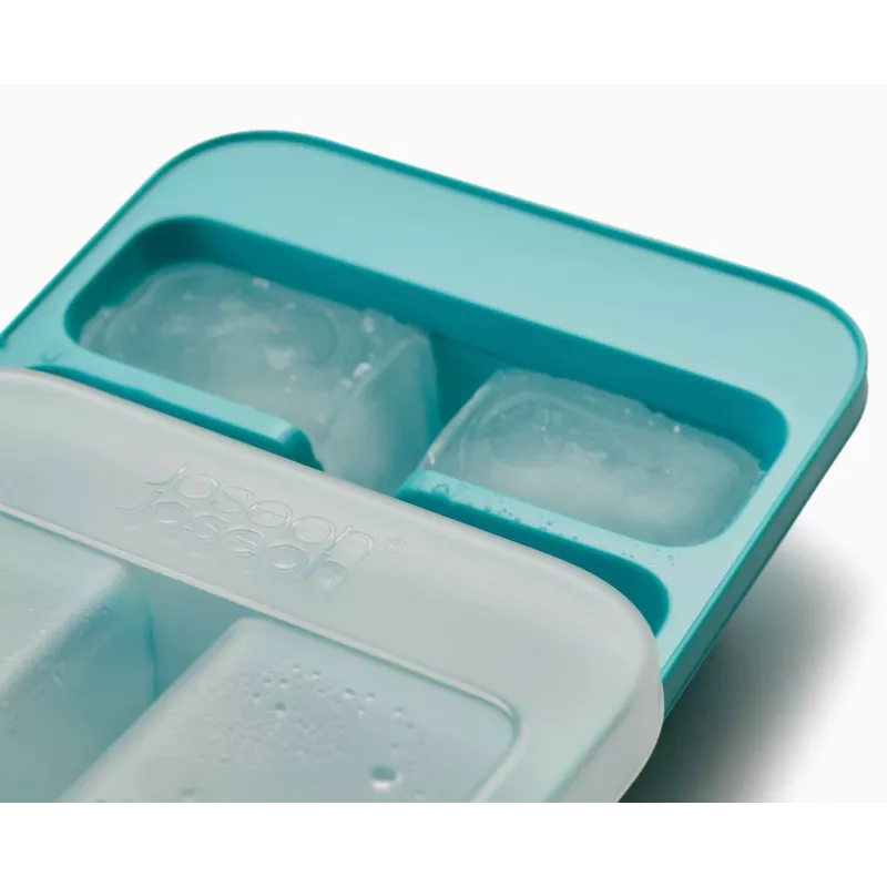 Joseph Joseph Flow pack de 2 cubiteras de llenado fácil azules