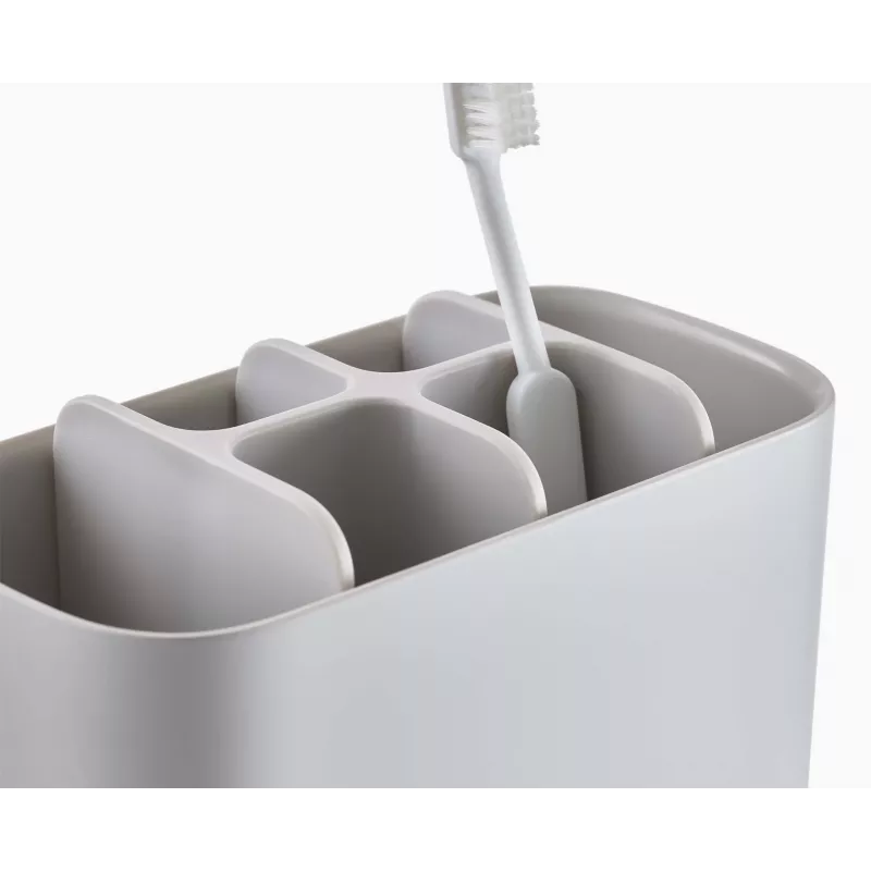 Joseph Joseph EasyStore portacepillos de dientes grande mate ecru