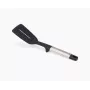 Joseph Joseph Elevate espátula ranurada de acero inoxidable y silicona - negro/gris