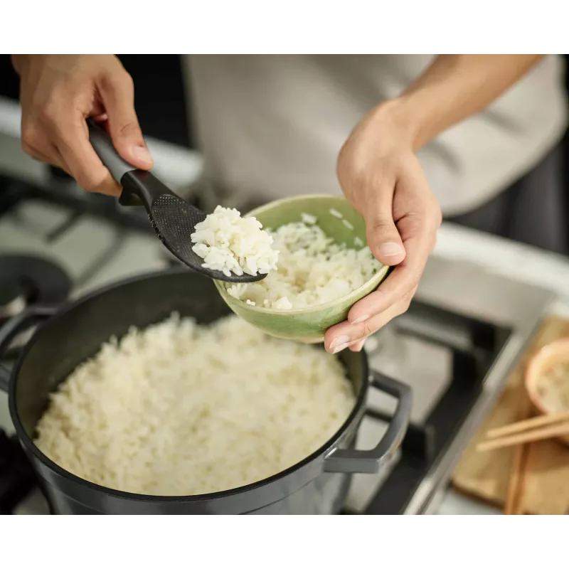 Joseph Joseph Elevate Fusion Black cuchara para arroz