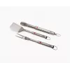 Joseph Joseph GrillOut juego de barbacoa de acero inoxidable de 3 piezas con espátula, pinzas y tenedor